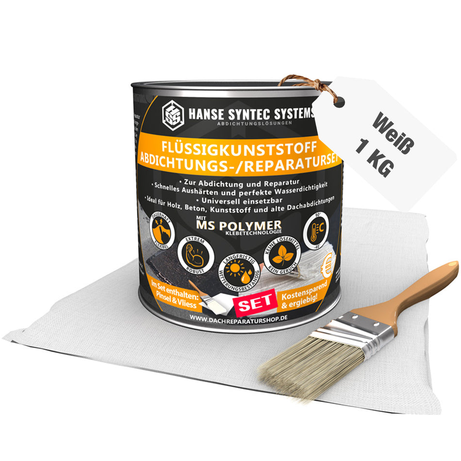 SET: HSS Flüssigkunststoff Abdichtungs-/Reparatursets