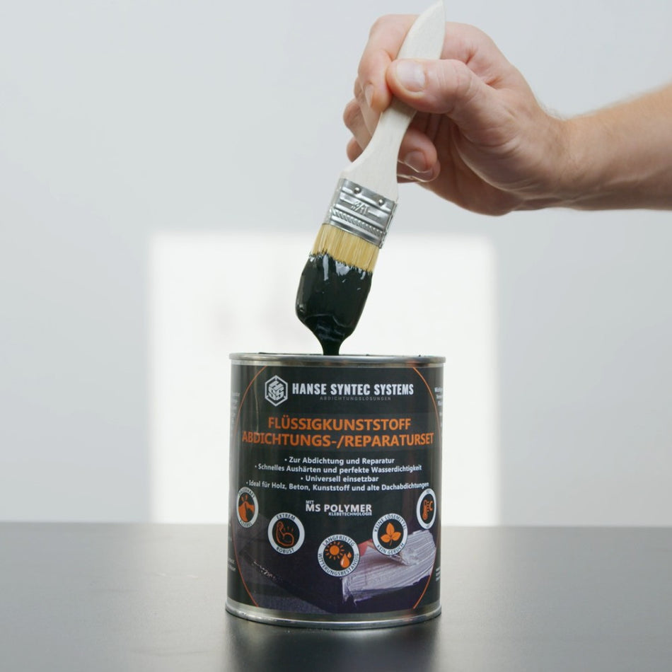 Malerpinsel Holz 38 mm für HSS Flüssigkunststoffe